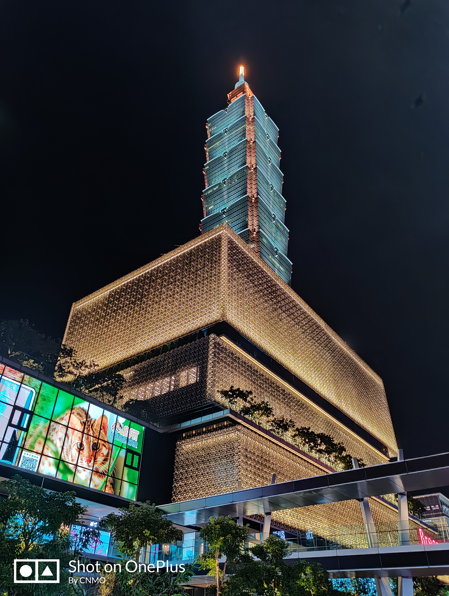 台北101大楼夜景 一加7 Pro行摄台湾:用一双善于发现美的眼睛留住光阴