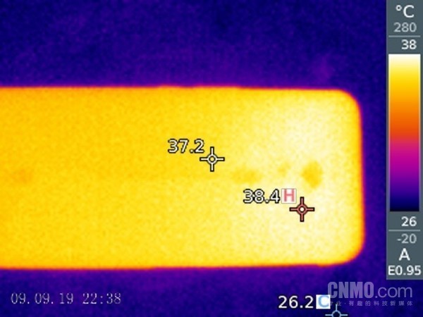 红魔3S背板温度最高为38.4℃ 御风神技的红魔3S:全面释放“红魔基因”的天生强悍