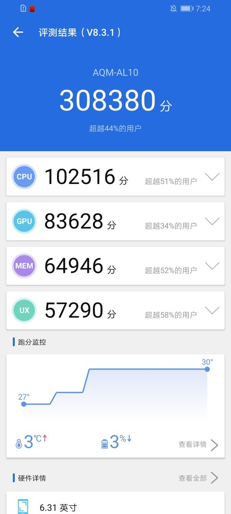 荣耀Play4T Pro的安兔兔跑分 荣耀Play4T Pro评测 这回“Play”的不仅仅是麒麟810