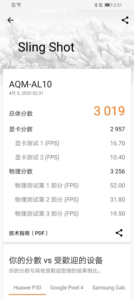荣耀Play4T Pro的3DMark Sing Shot跑分 荣耀Play4T Pro评测 这回“Play”的不仅仅是麒麟810