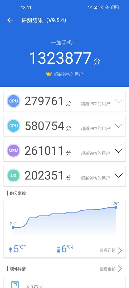 安兔兔跑分132387 一加11评测:美学与极致的华尔兹 3999重塑旗舰格局